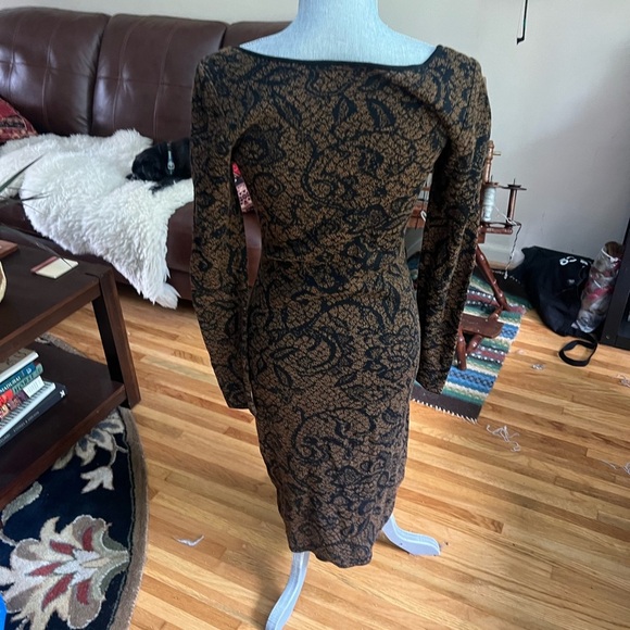 Peruvian Connection Pima Cotton Sweater Dress, size small - Picture 5 of 5